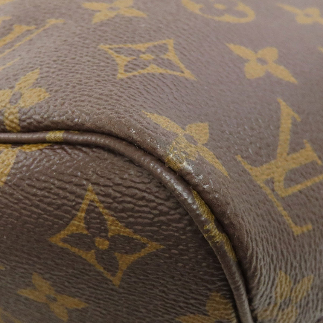 LOUIS VUITTON Tote Bag M41245 Monogram canvas Brown Never full PM Women Used Authentic