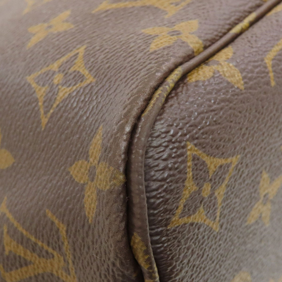 LOUIS VUITTON Tote Bag M41245 Monogram canvas Brown Never full PM Women Used Authentic