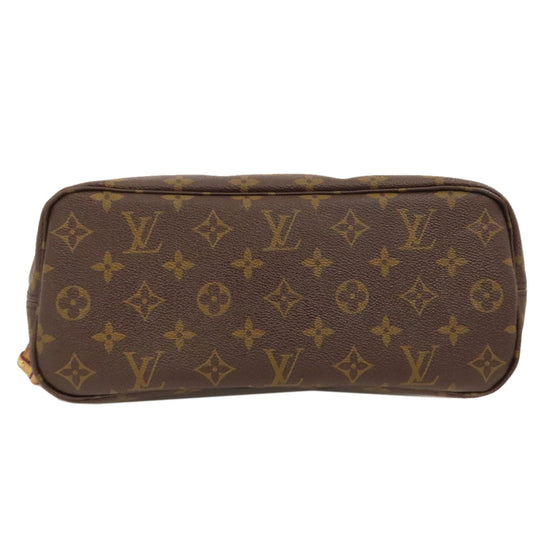 LOUIS VUITTON Tote Bag M41245 Monogram canvas Brown Never full PM Women Used Authentic