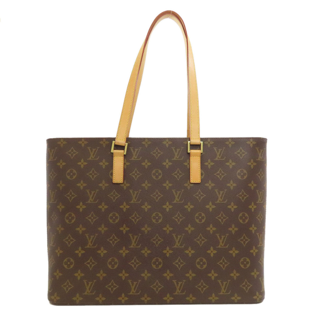 LOUIS VUITTON Tote Bag M51155 Monogram canvas Brown Luco Women Used Authentic