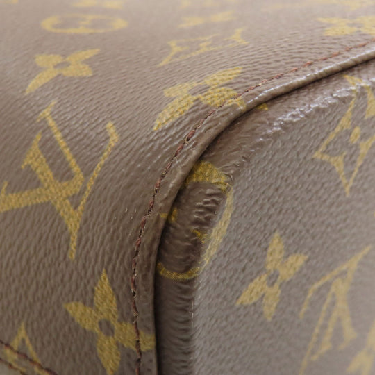 LOUIS VUITTON Tote Bag M51155 Monogram canvas Brown Luco Women Used Authentic