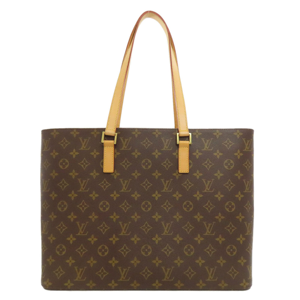 LOUIS VUITTON Tote Bag M51155 Monogram canvas Brown Luco Women Used Authentic