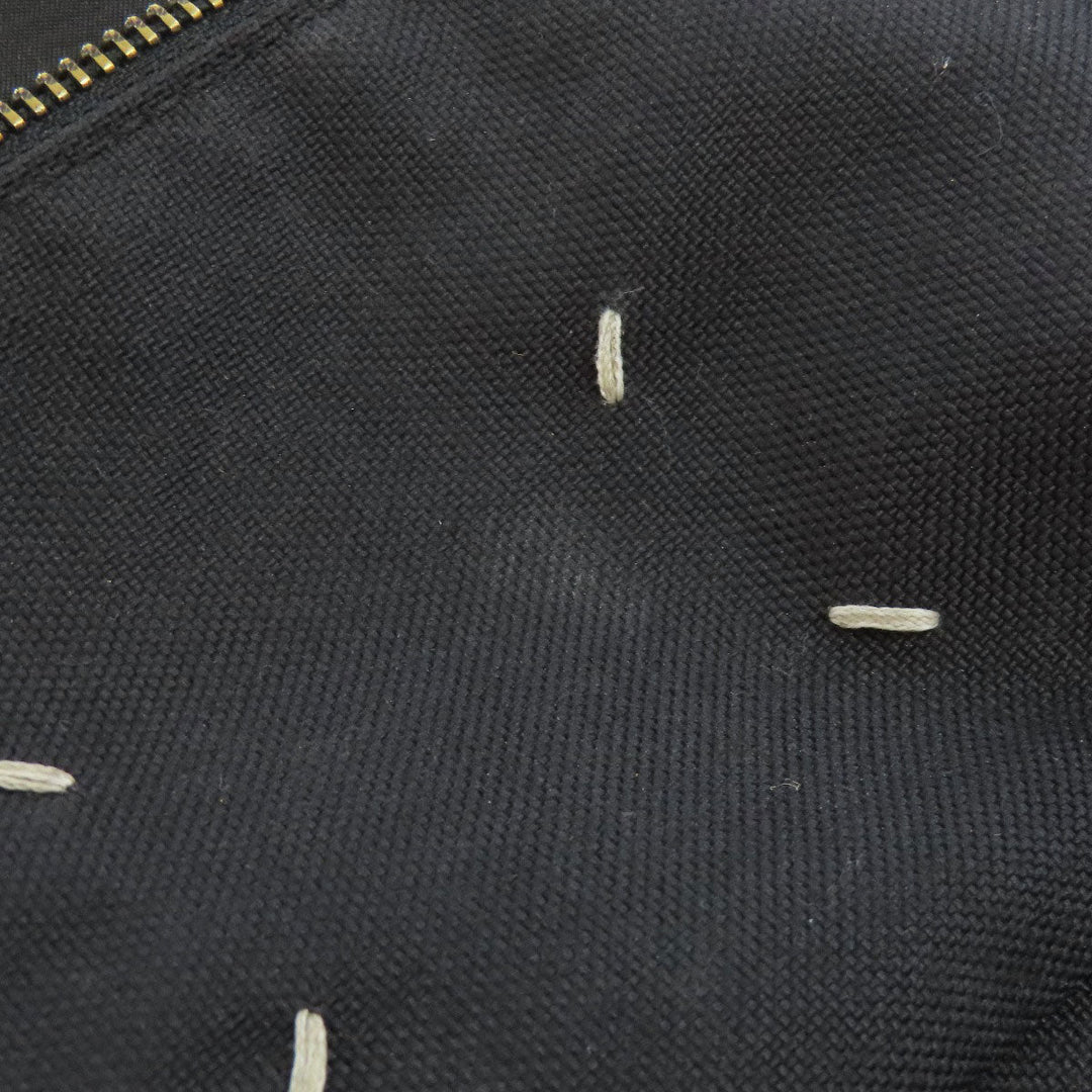 Maison Margiela Sling bag canvas black logo Women Used Authentic