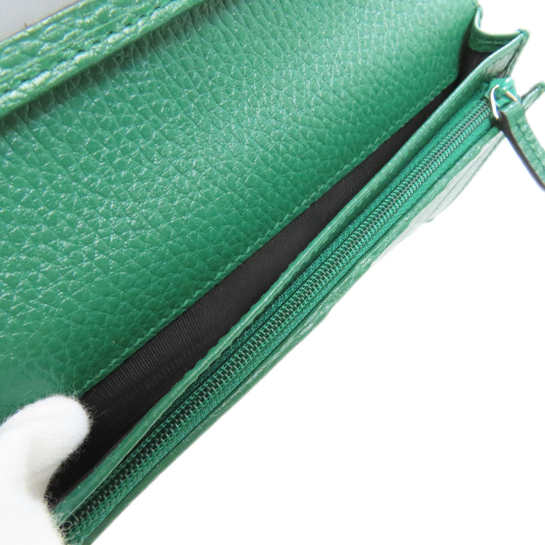 GUCCI Long Wallet Purse 610467 leather black Interlocking G outlet mens Used Authentic