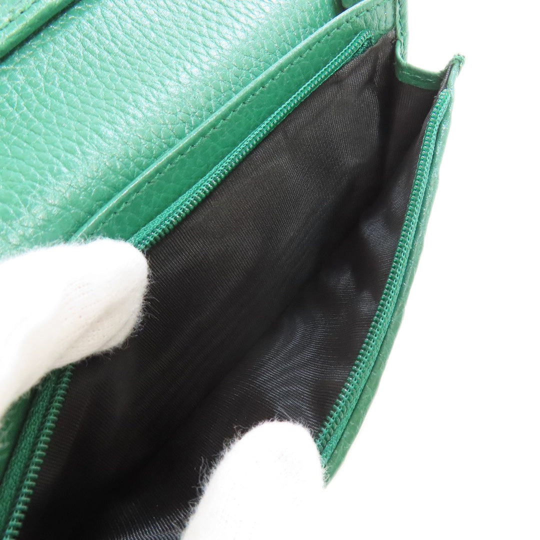 GUCCI Long Wallet Purse 610467 leather black Interlocking G outlet mens Used Authentic