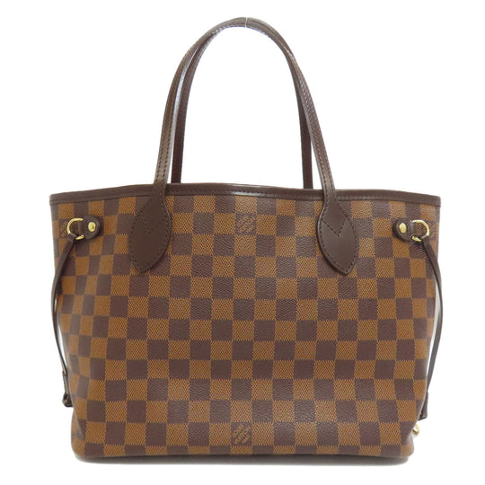 LOUIS VUITTON Tote Bag N51109 Damier canvas Brown Neverfull PM (old)