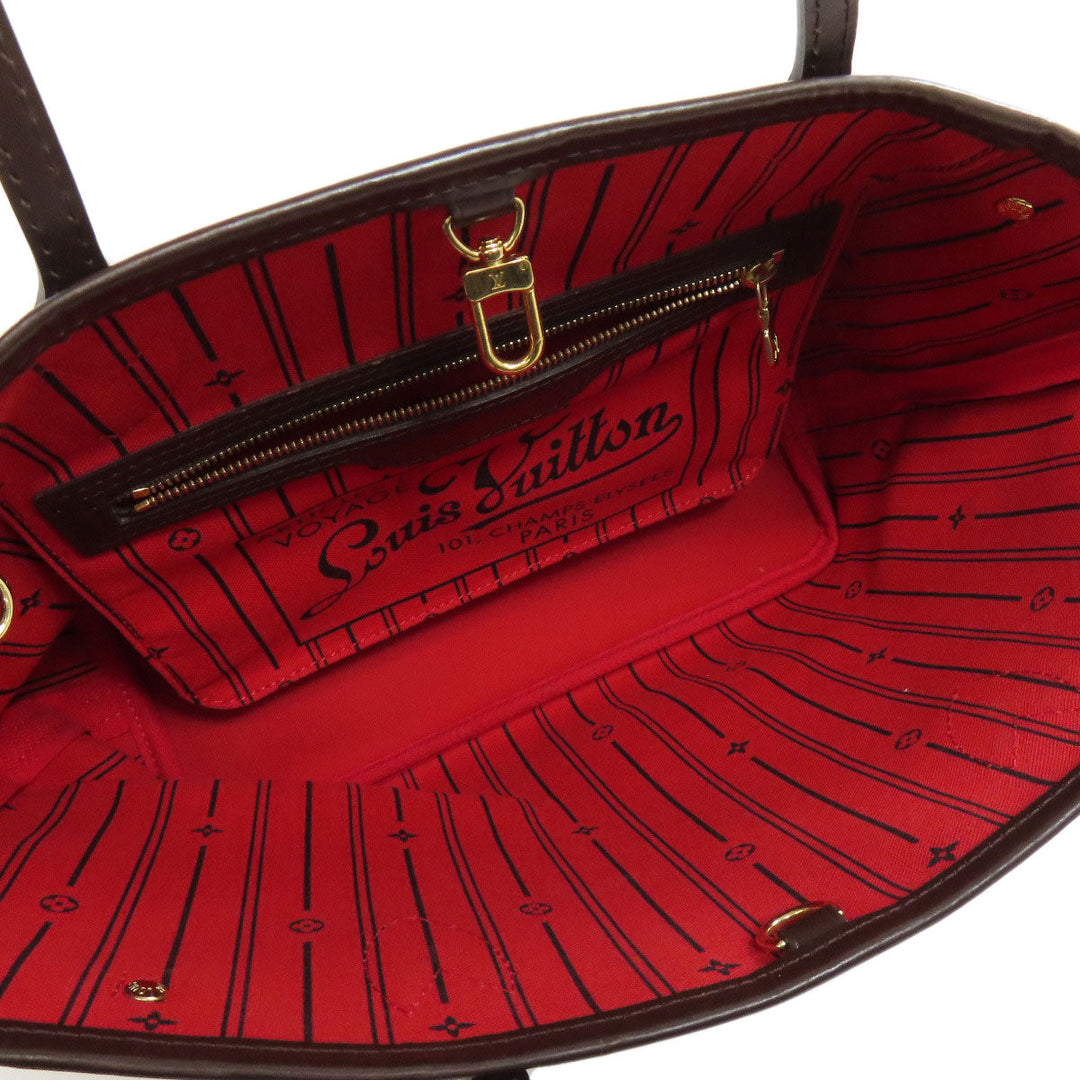 LOUIS VUITTON Tote Bag N51109 Damier canvas Brown Neverfull PM (old)