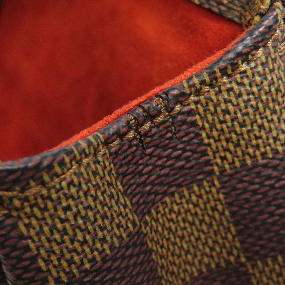 LOUIS VUITTON Tote Bag N51123 Damier canvas Brown Parioli PM Women Used Authentic