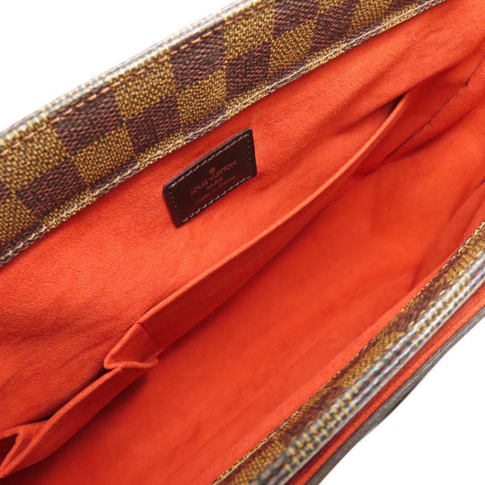 LOUIS VUITTON Tote Bag N51123 Damier canvas Brown Parioli PM Women Used Authentic