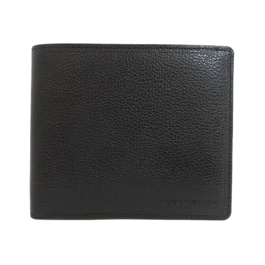 BURBERRY Bifold Wallet leather black logo
