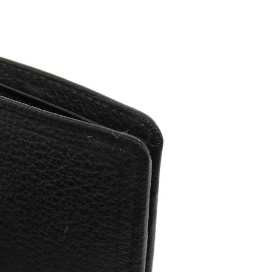 BURBERRY Bifold Wallet leather black logo