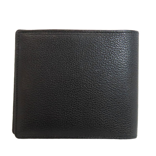 BURBERRY Bifold Wallet leather black logo