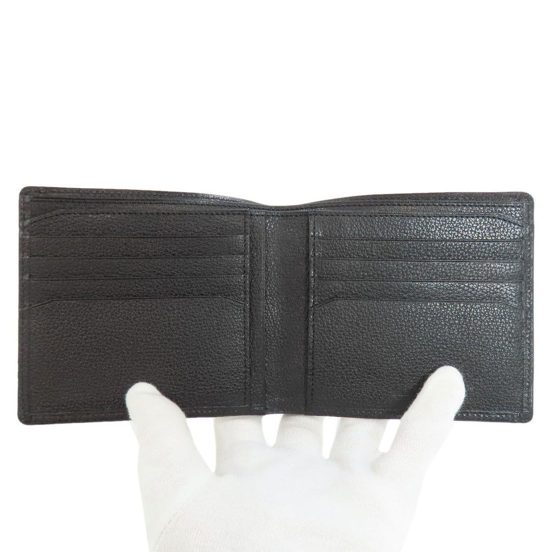 BURBERRY Bifold Wallet leather black logo