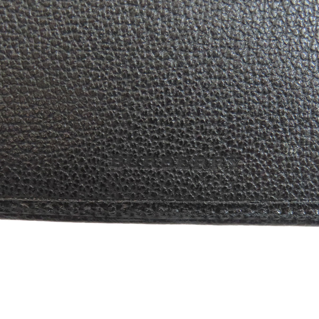BURBERRY Bifold Wallet leather black logo