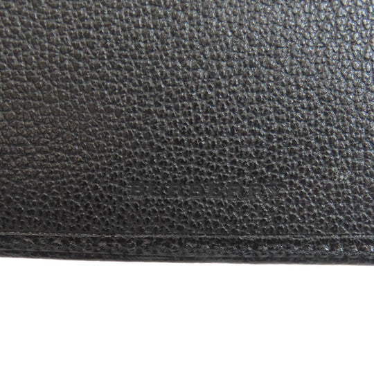 BURBERRY Bifold Wallet leather black logo