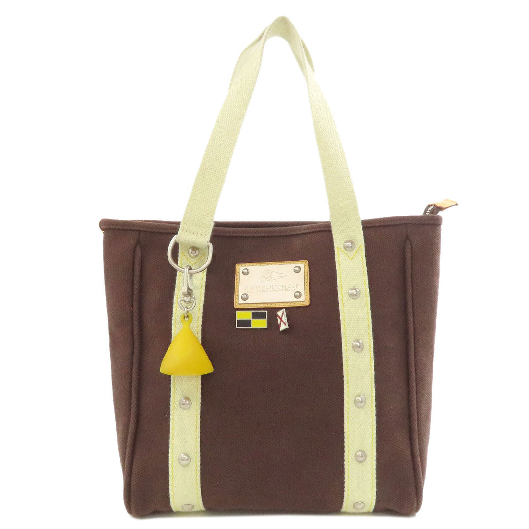 LOUIS VUITTON Tote Bag M80663 canvas Brown Antigua Hippo MM