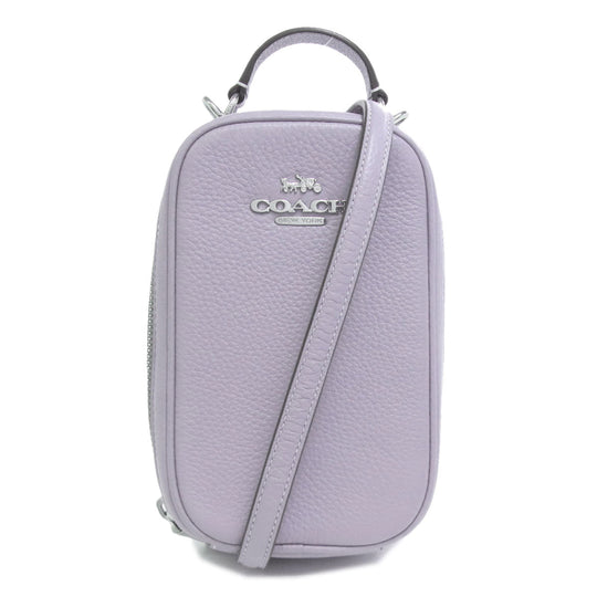 COACH Handbag CB854 leather purple Eva Phone Crossbody 2WAY