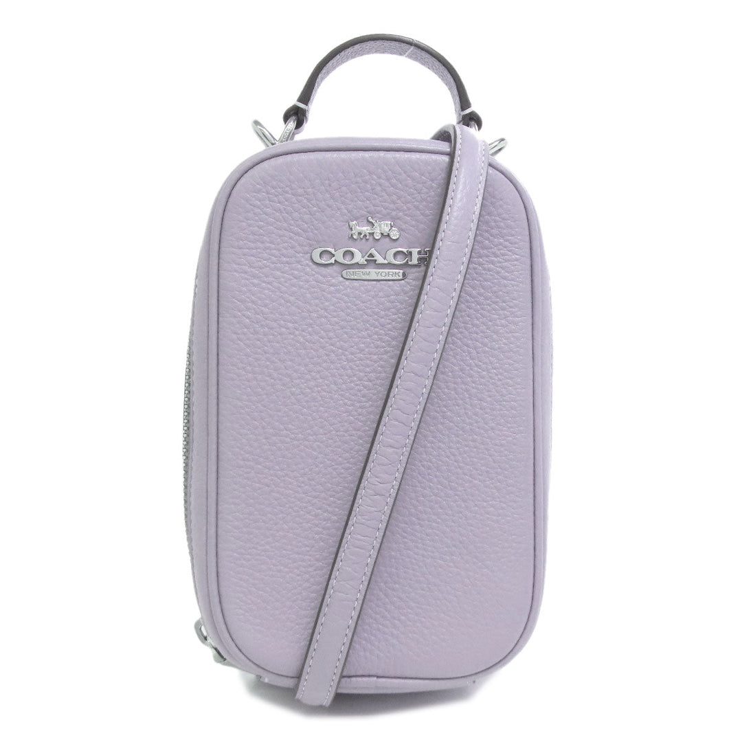 COACH Handbag CB854 leather purple Eva Phone Crossbody 2WAY