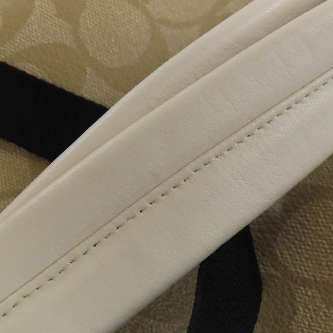 COACH Backpack F20909 PVC beige Stickers, Patches, Signature