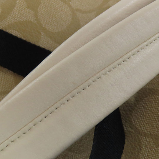 COACH Backpack F20909 PVC beige Stickers, Patches, Signature