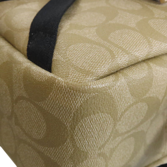 COACH Backpack F20909 PVC beige Stickers, Patches, Signature