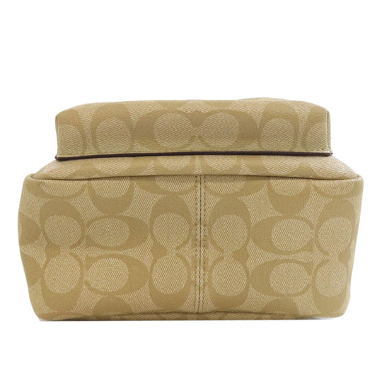 COACH Backpack F20909 PVC beige Stickers, Patches, Signature