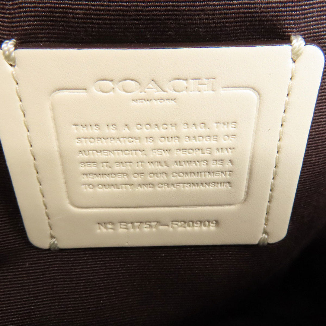 COACH Backpack F20909 PVC beige Stickers, Patches, Signature