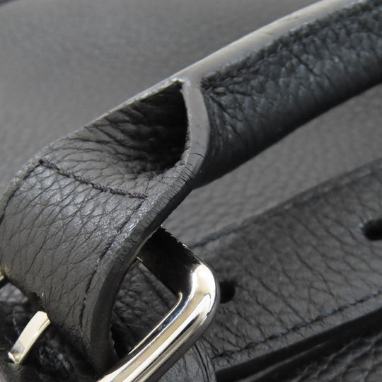 LOUIS VUITTON Tote Bag M50086 Calfskin black Hippo voyage mens Used Authentic