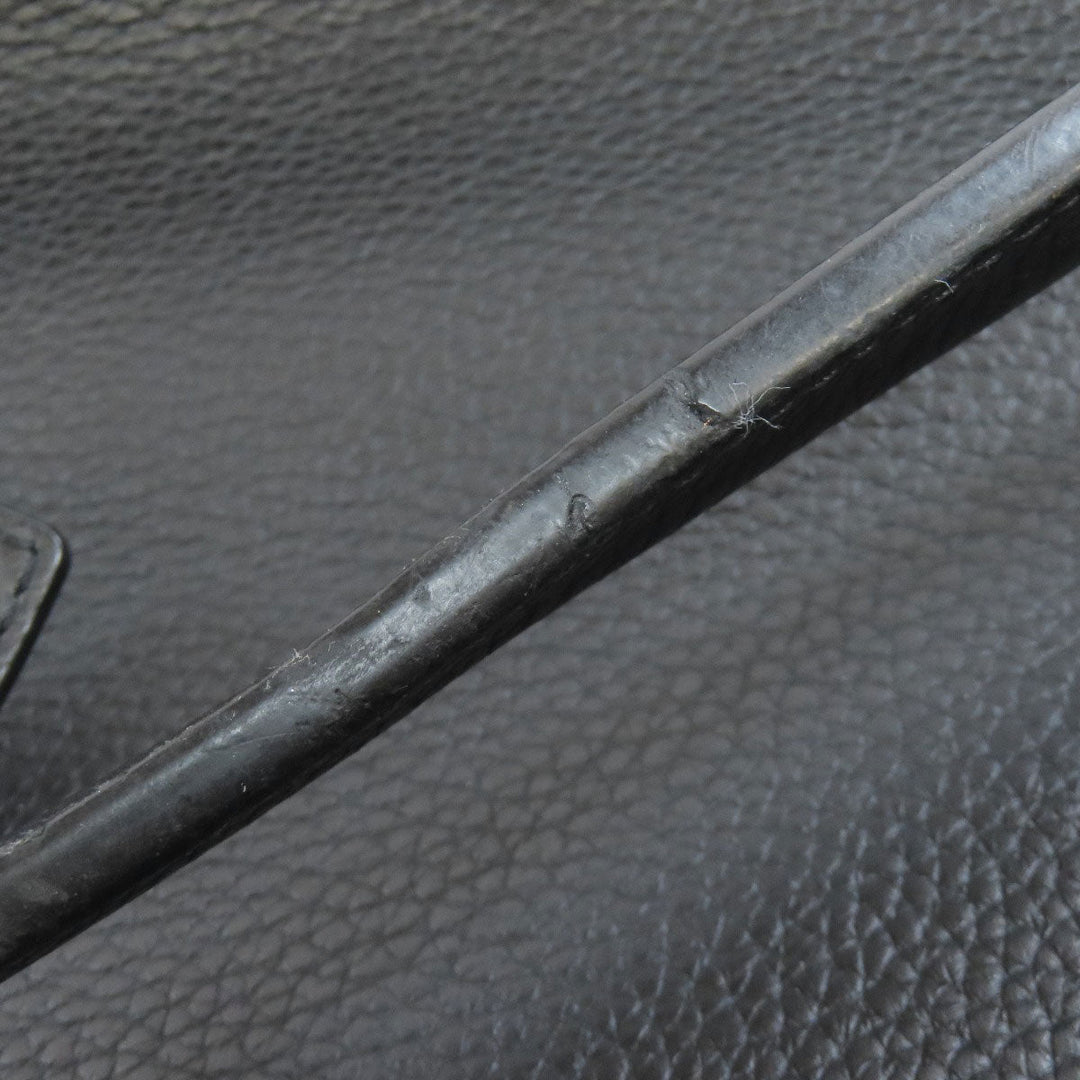 LOUIS VUITTON Tote Bag M50086 Calfskin black Hippo voyage mens Used Authentic