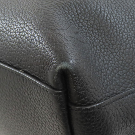 LOUIS VUITTON Tote Bag M50086 Calfskin black Hippo voyage mens Used Authentic