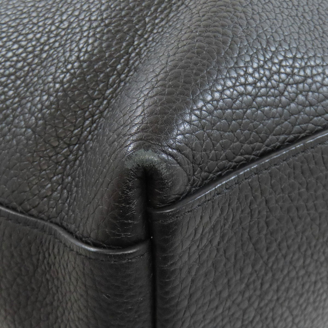 LOUIS VUITTON Tote Bag M50086 Calfskin black Hippo voyage mens Used Authentic