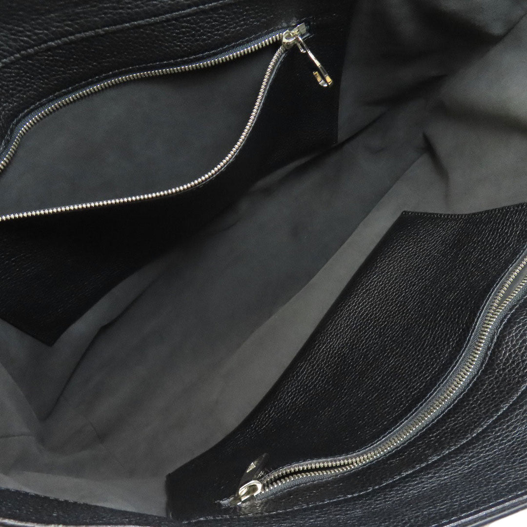 LOUIS VUITTON Tote Bag M50086 Calfskin black Hippo voyage mens Used Authentic