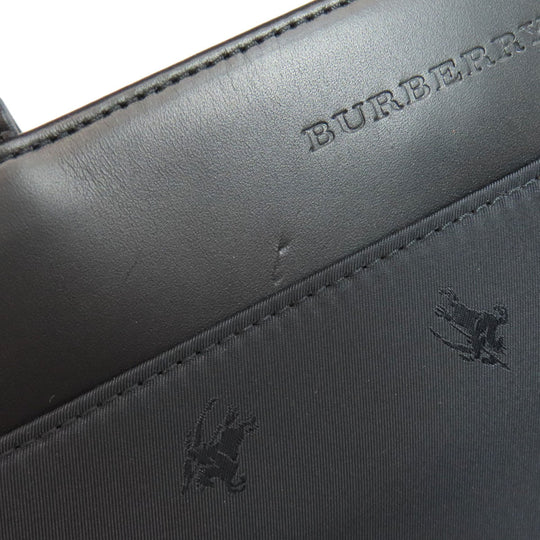 BURBERRY Handbag Nylon black logo