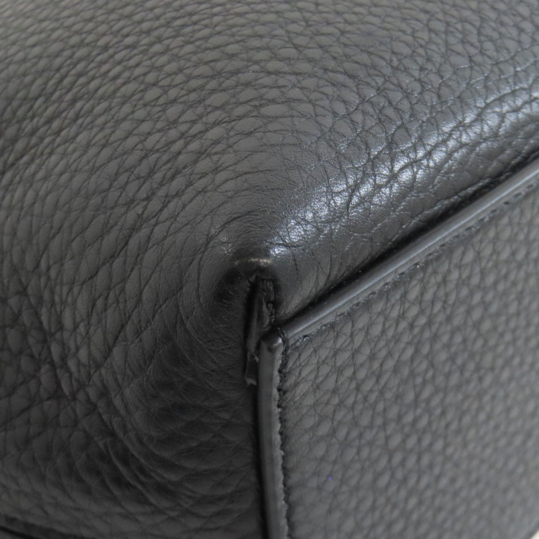 VALENTINO Tote Bag leather black Rock studs