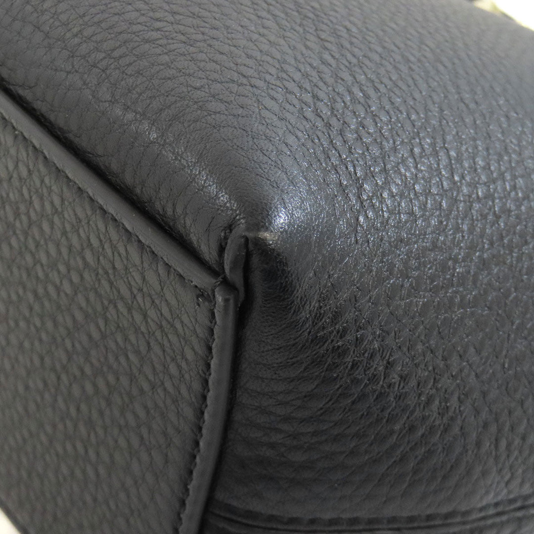 VALENTINO Tote Bag leather black Rock studs