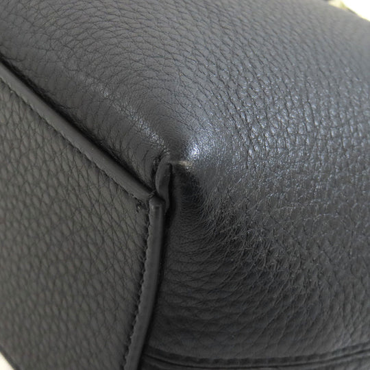 VALENTINO Tote Bag leather black Rock studs