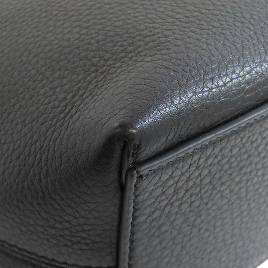 VALENTINO Tote Bag leather black Rock studs