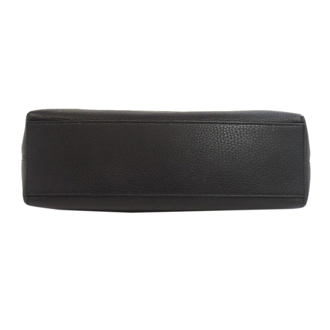 VALENTINO Tote Bag leather black Rock studs