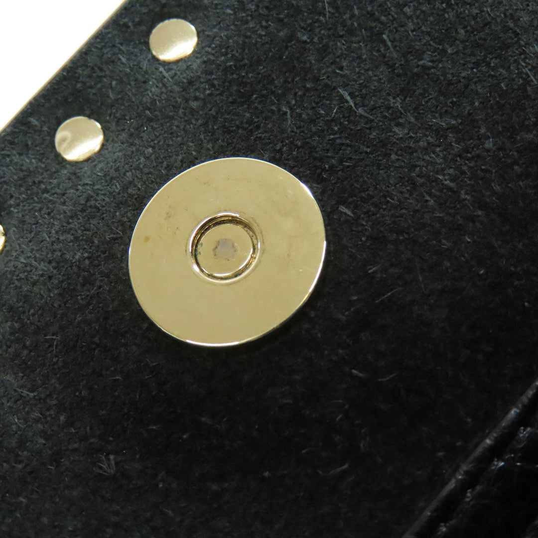 VALENTINO Tote Bag leather black Rock studs