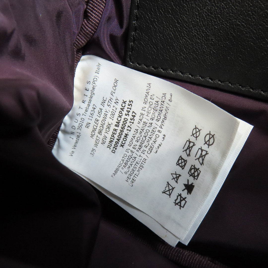 MONCLER Backpack Nylon black logo