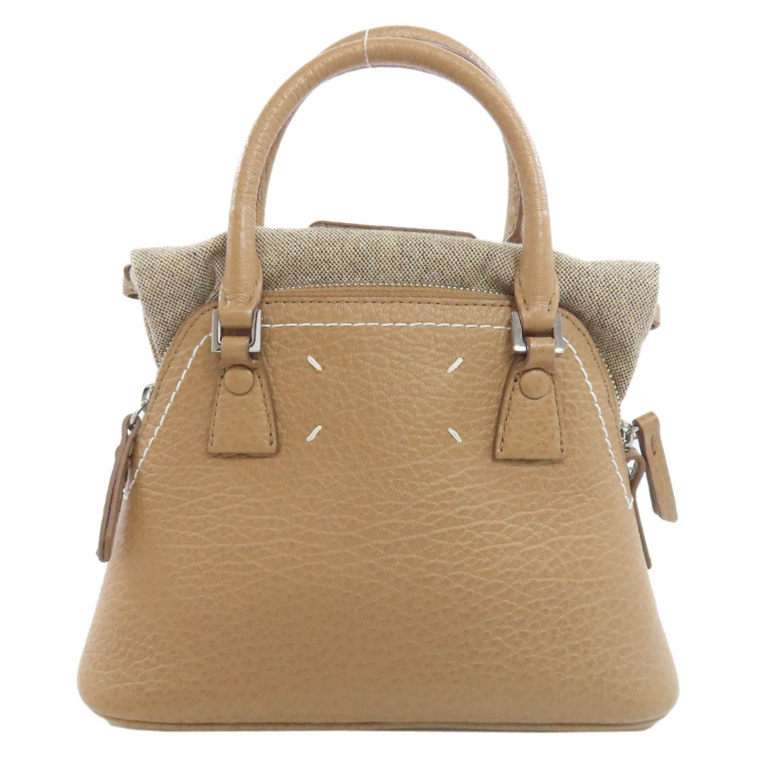 Maison Margiela Handbag leather Brown 5AC 2WAY