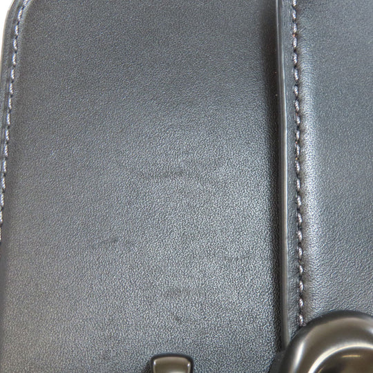 COACH Shoulder Bag CE331 leather black Studio Bag 20 2WAY