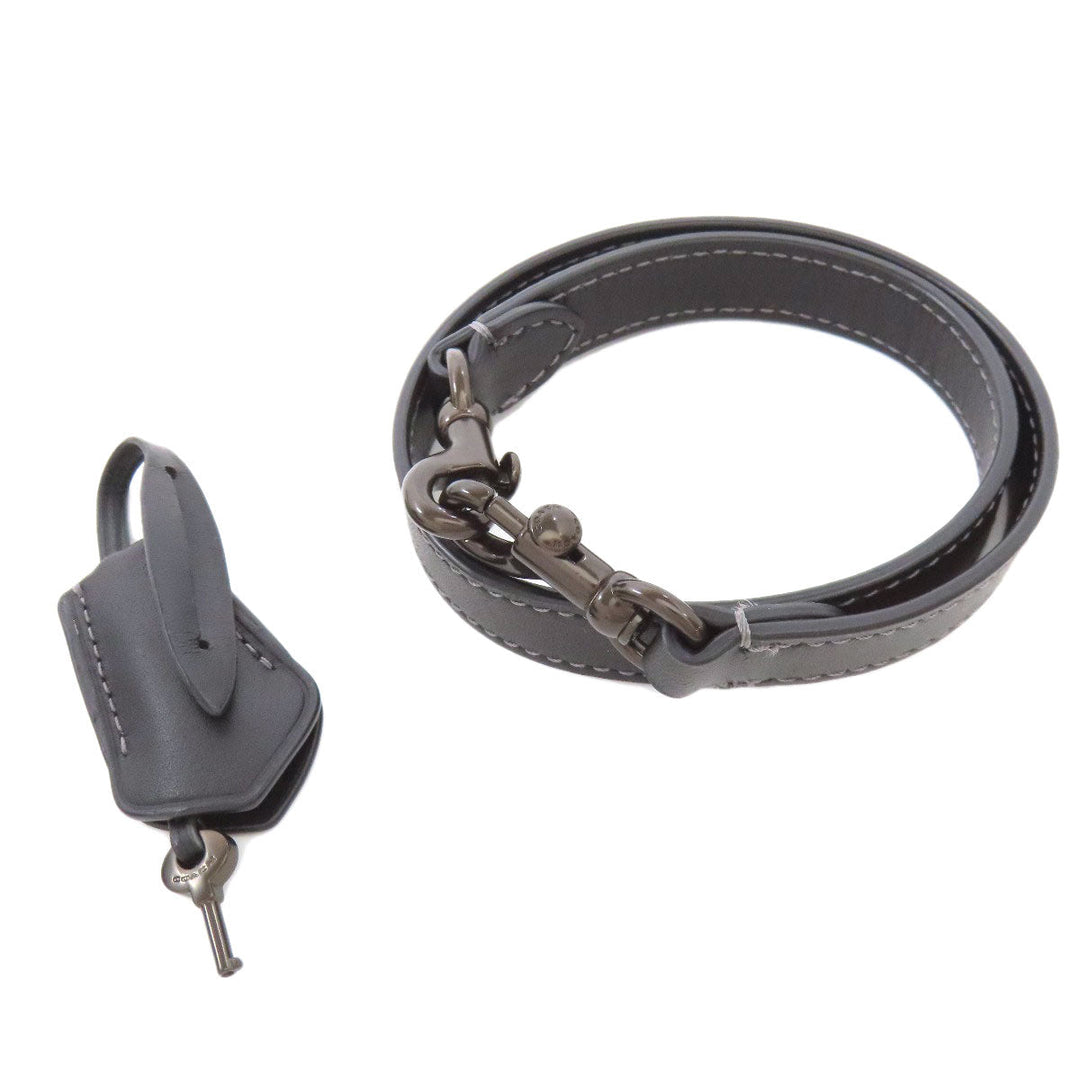 COACH Shoulder Bag CE331 leather black Studio Bag 20 2WAY