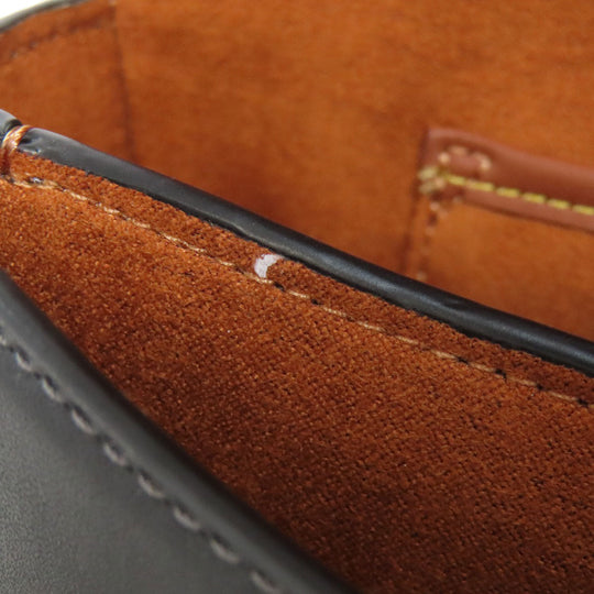 COACH Shoulder Bag CE331 leather black Studio Bag 20 2WAY