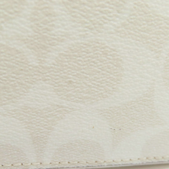 COACH Handbag C4250 PVC white Molly Tote 25 Signature 2WAY