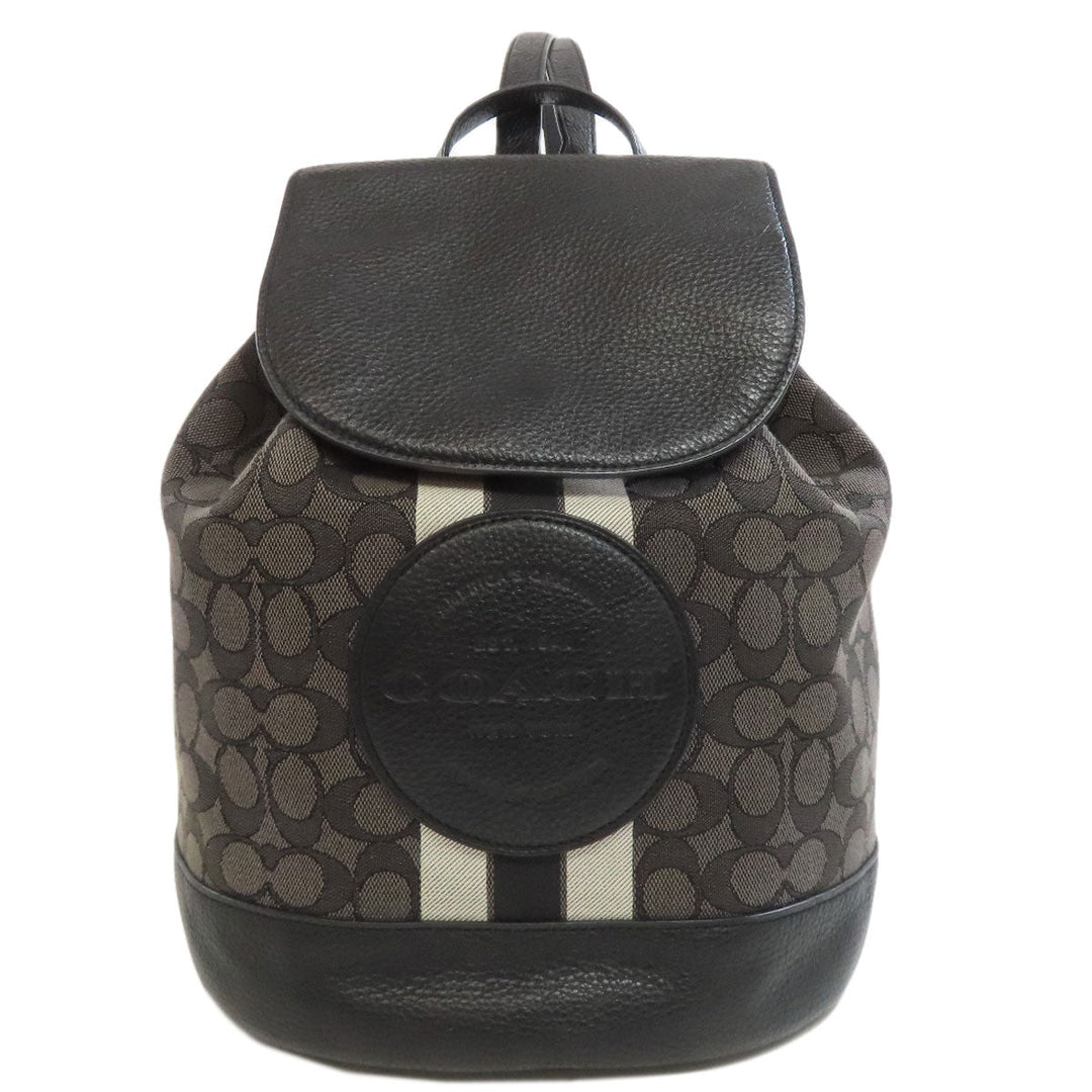 COACH Backpack CE601 canvas black dempsey signature