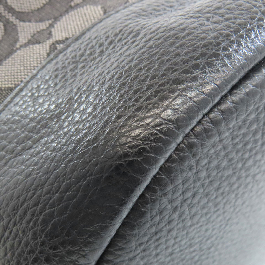 COACH Backpack CE601 canvas black dempsey signature