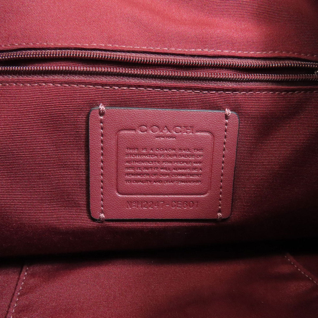 COACH Backpack CE601 canvas black dempsey signature