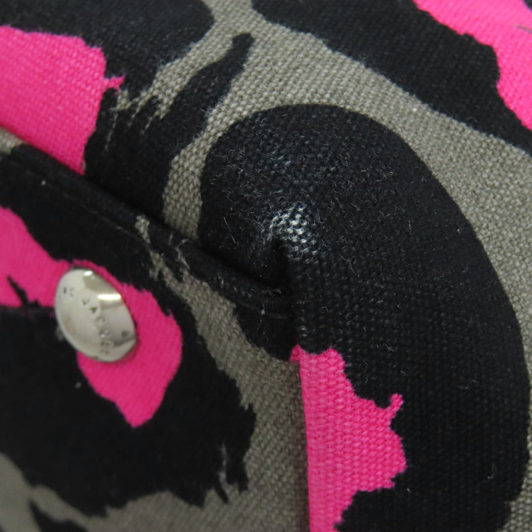 MARC BY MARC JACOBS Tote Bag canvas gray Leopard Pattern 2WAY