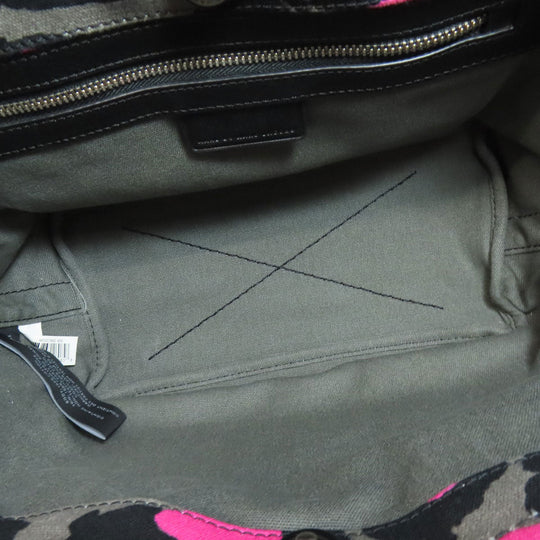 MARC BY MARC JACOBS Tote Bag canvas gray Leopard Pattern 2WAY